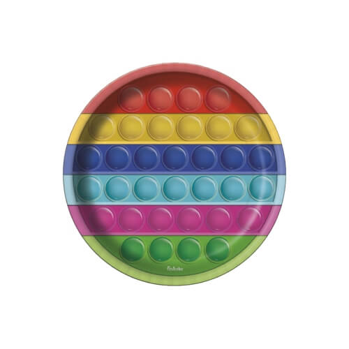 Prato 18 Cm Pop It C/ 8 Un Festcolor