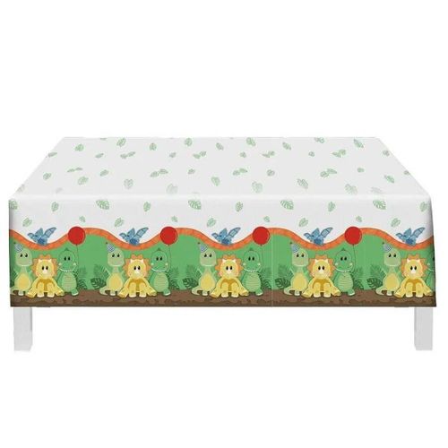 Toalha De Mesa Dino Baby 1,20x1,80 Mt Festcolor