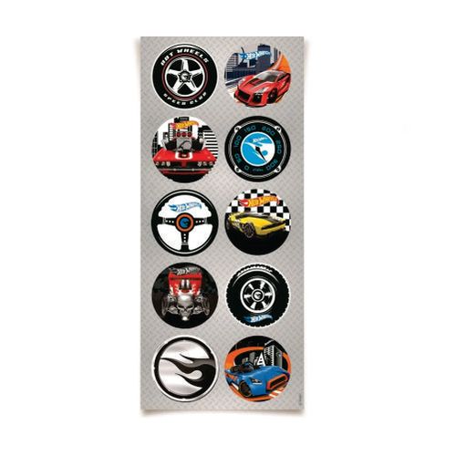 Adesivo Redondo Hot Wheels C/ 30 Un Festcolor