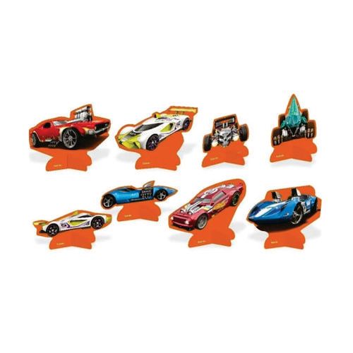 Decoração De Mesa Hot Wheels C/ 8 Un Festcolor