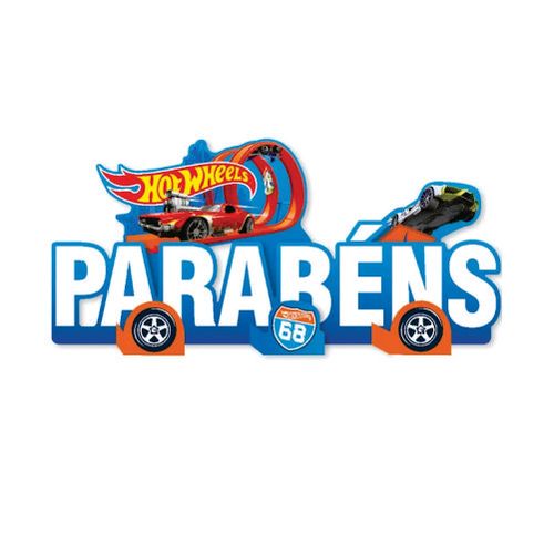 Enfeite Especial De Mesa Hot Wheels Festcolor
