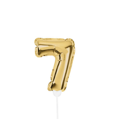Mini Balão Met. C/ Vareta Dourado N°7 19 Cm (29002739) Sempertex