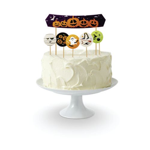 Topo De Bolo Halloween C/ 6 Pçs Junco
