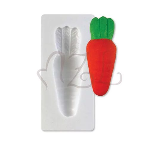 Molde Silicone Cenoura Media (134-02) Mzlcriaçoes