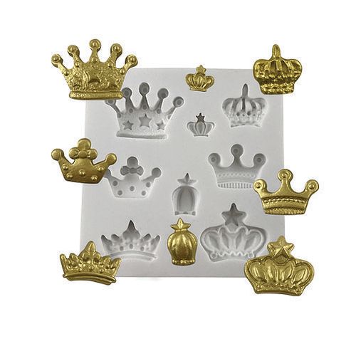 Molde Silicone Kit Coroas (119-08) Mzlcriaçoes