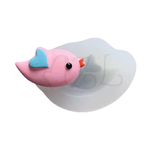 Molde Silicone Passarinho Cute Medio (928-20) Mzlcriaçoes