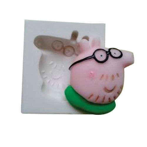 Molde Silicone Papai Pig (159-01) Mzlcriação