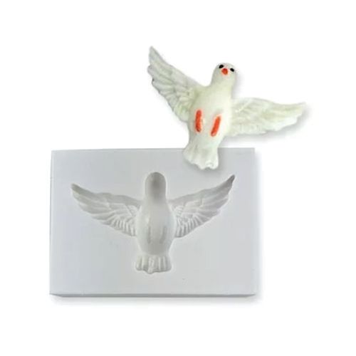 Molde Silicone Pomba Pequena Mzlcriaçoes