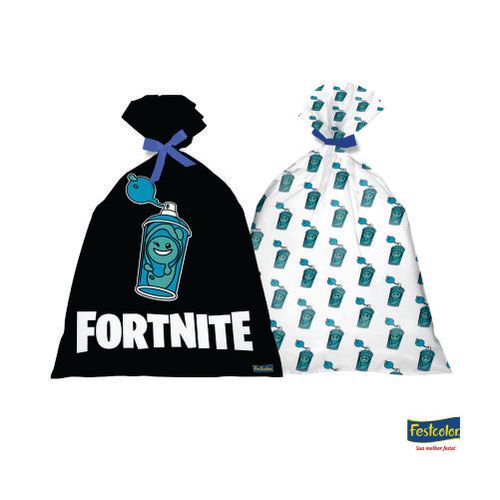 Sacola Plast. Fortnite C/ 8 Un Festcolor