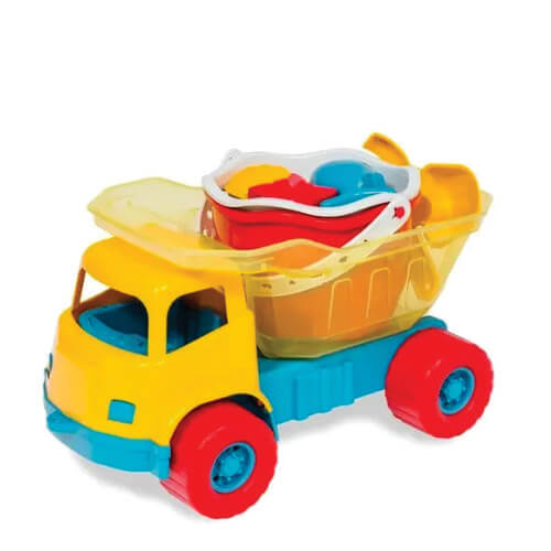 Caminhao Dino Praia C/ Rastelo Pá E Forminhas (1052) Cardoso Toys