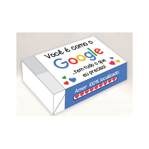 Caixa Divertida P/ 6 Doces Google (586) C/ 10 Un Erika