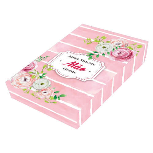 Caixa Media Baixa Coração+ Doces Amor Sincero Mãe (1751) C/ 3 Un Erika