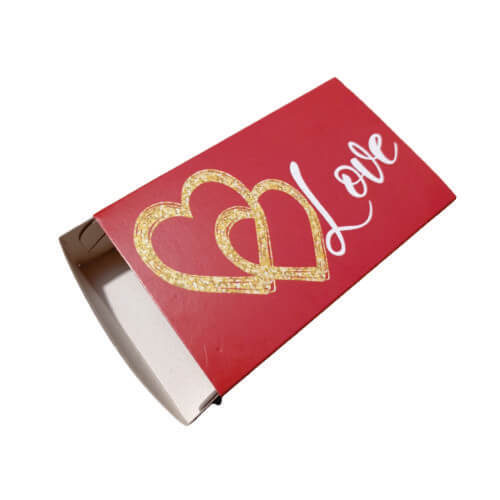 Caixa Divertida P/ 6 Doces Dois Corações (1622) C/ 10 Un Erika