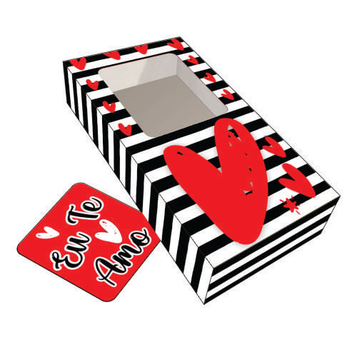 Caixa Barra De Chocolate Amor Amor (2302) C/ 3 Un Erika