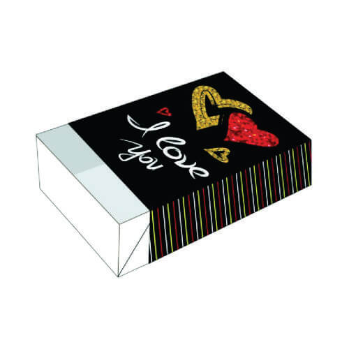 Caixa Divertida  P/ 6 Doces I Love You(1639) C/ 10 Un Erika