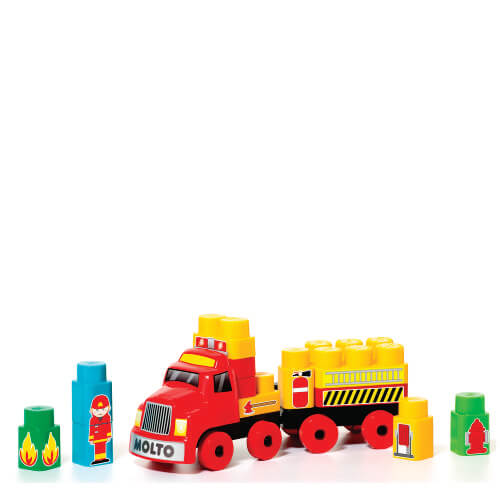 Brinquedo Baby Land Bombeirinho C/ 25 Pcs Cardoso Toys