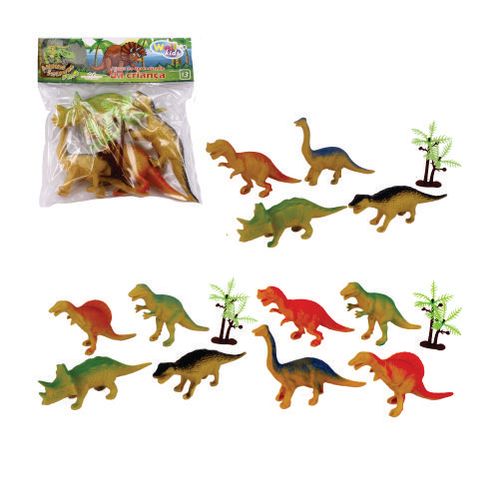 Kit Animais Dinossauros (2526) 05 Pcs Wellmix