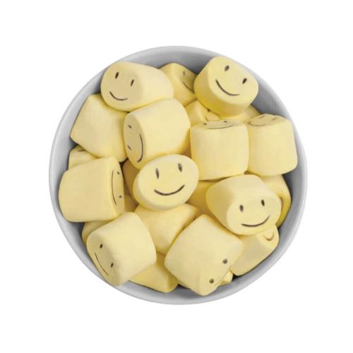 Marshmallow Recheado Carinhas 220 Gr Docile