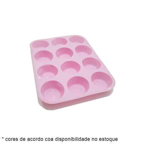 Forma Silicone Mini Cupcake 12 Cavas 29,5x22,5 Cm (Su201313) Unica