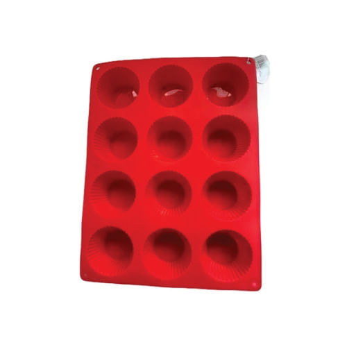 Forma Silicone Cupcakes 12 Cavas 33x25 Cm (Su191313) Unica