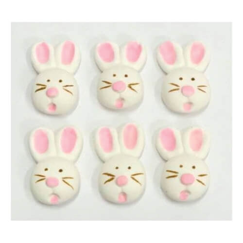 Biscuit Comestivel Coelho Fru-Fru C/ 6 Un (600) Jady