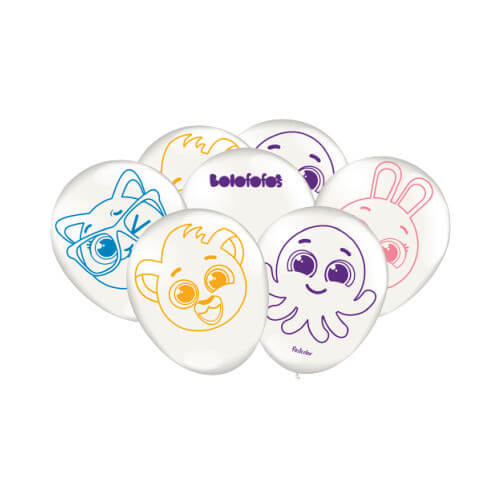 Balão Especial Bolofofos N 9 C/ 25 Un Festcolor