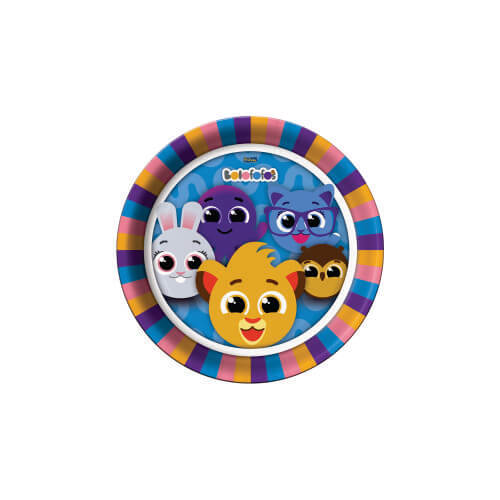 Prato 18 Cm Bolofofos C/ 8 Un Festcolor