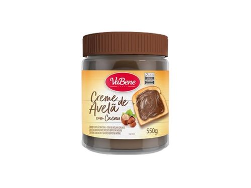 Creme De Avela Com Cacau 550 Gr Vabene