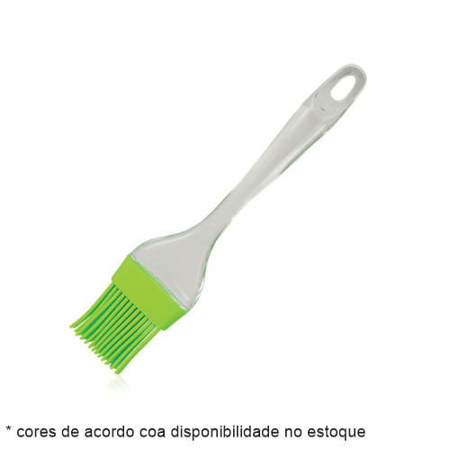 Pincel De Silicone Com Cabo Acrilico 22 Cm (877244) Unica