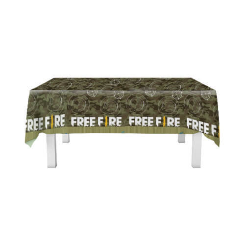 Toalha De Mesa Free Fire 2 X 1,40 Mt Festcolor