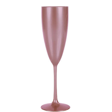 Taça Champanhe 170 Ml Sólido Rose Gold Amalu