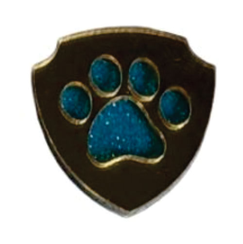 Aplique Acrilico Espelhado C/ Eva Pata Azul 3 Cm C/ 5 Un (5274) Maxflor