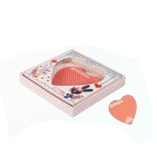 Caixa Coração 250 Gr Love Presente C/ 5 Un Decora
