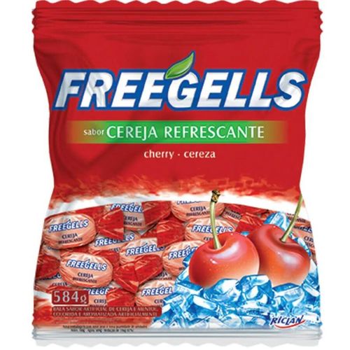 Bala Freegells Cereja 475 Gr