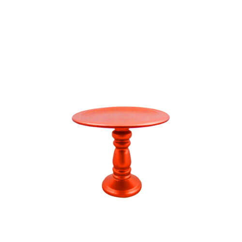 Boleira Disco Media Vermelho Ceramica A18 X L28 Cm (9092) Elaine