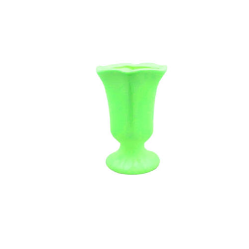 Vaso Arabe Verde Folha Ceramica A23 X L12 Cm (4005) Elaine