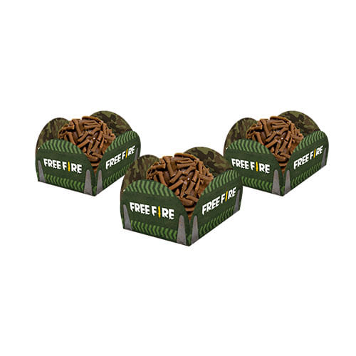 Porta Forminha Free Fire C/ 40 Un Festcolor