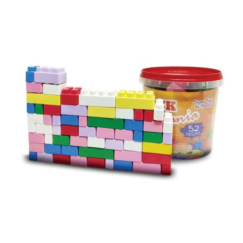 Brinquedo Blocos De Montar 52 Pçs (82) Brinquedos P.A
