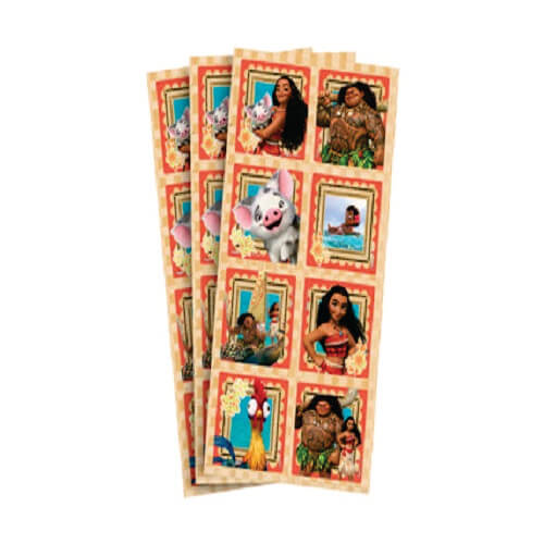 Adesivo Quadrado Moana C/ 24 Un Regina