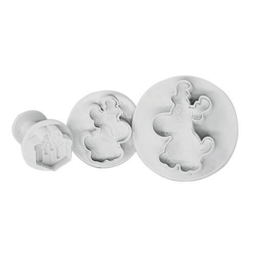 Kit Ejetor Rena E Presente De Natal 3 Pçs (Gmezn646) Primechef