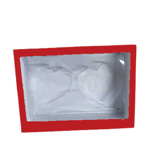 Caixa Coração Diamantado C/ Berço 2 Cavas 65 Gr Vermelha C/ 5 Un (8052-V) Crysta