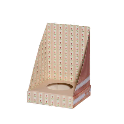 Caixa Vitrine C/ Lateral Listrada Un (103167) Decora