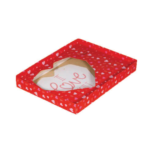 Caixa Coração Lapidado 500 Gr I Love You C/ 5 Un Decora