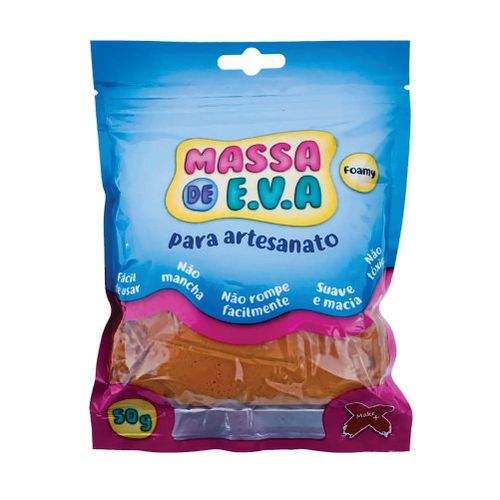 Massa De Eva Marrom 50 Gr Makemais