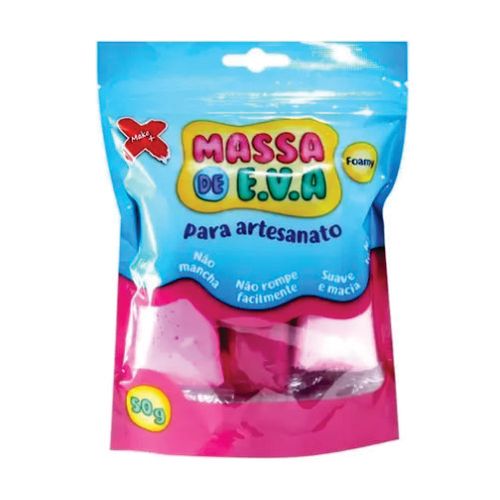 Massa De Eva Rosa/Rosa Cl/Pink 50 Gr Makemais