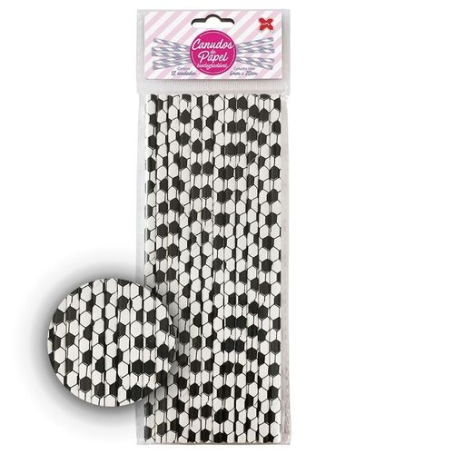 Canudo Papel Decorativo 12 Unidades Makemais