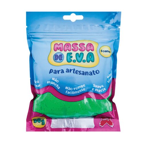 Massa De Eva Verde Escuro 50 Gr Makemais