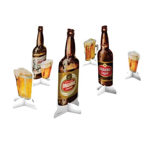 Decoração De Mesa Brahma C/ 8 Un Festcolor