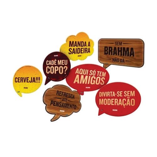 Kit Placas Brahma C/ 09 Unid. Festcolor