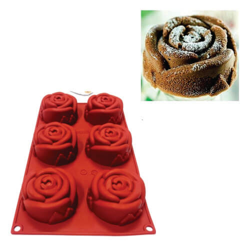 Forma Silicone Rosas Grandes 7,5x4 Cm (Gmekl31) Primechef